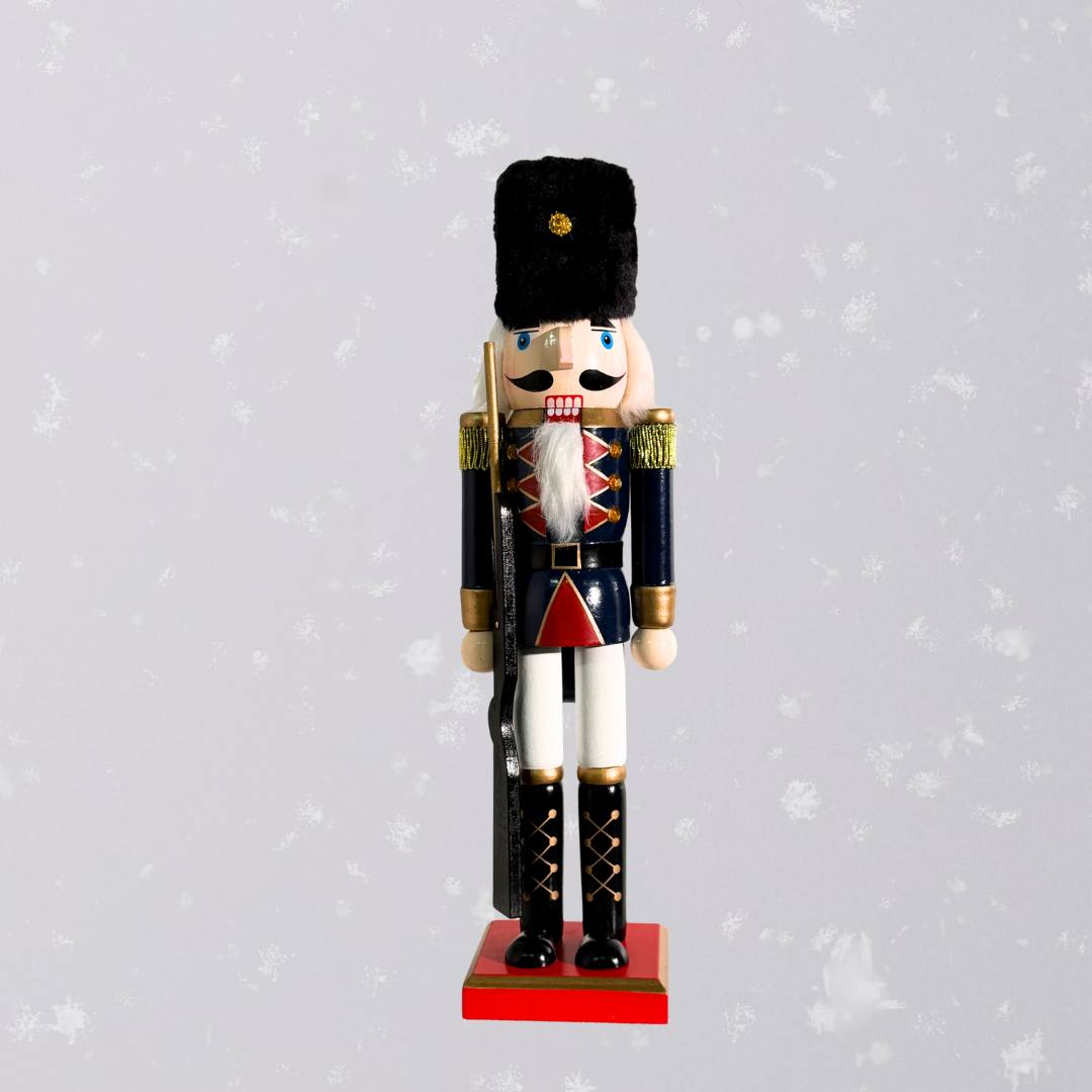Christmas Wooden Nutcracker Decorative Figurine Design N