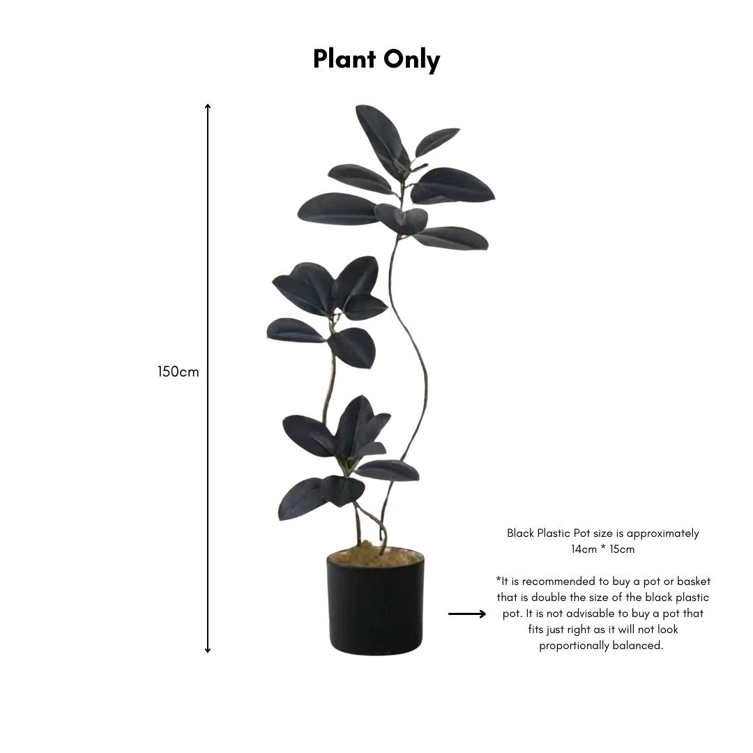 Artificial Ficus Elastica Tree