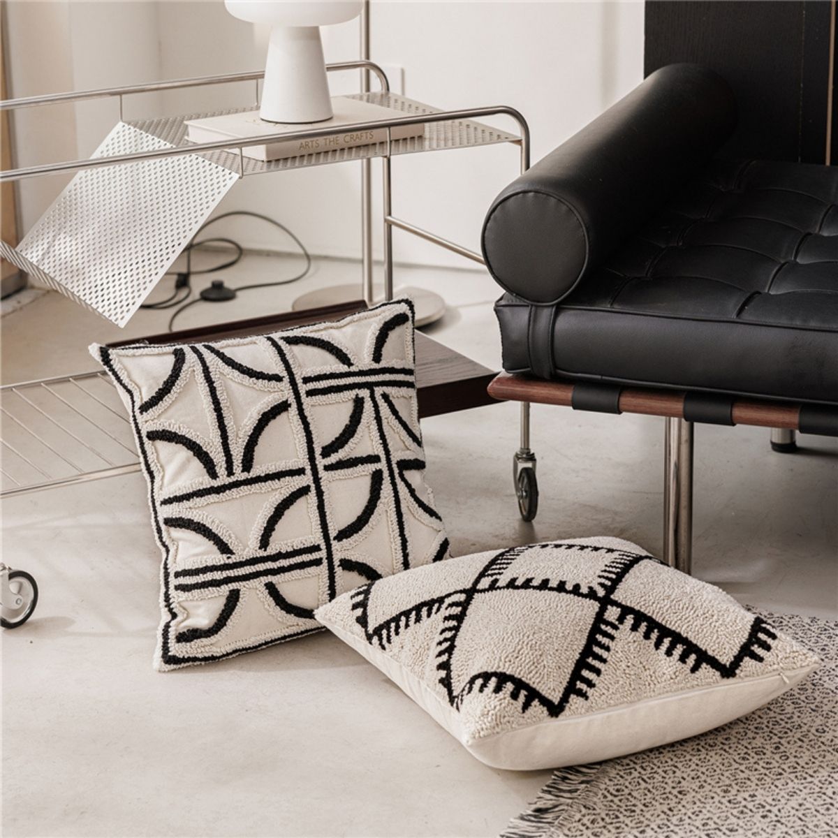 Darcy Tufted Cushion Cover A