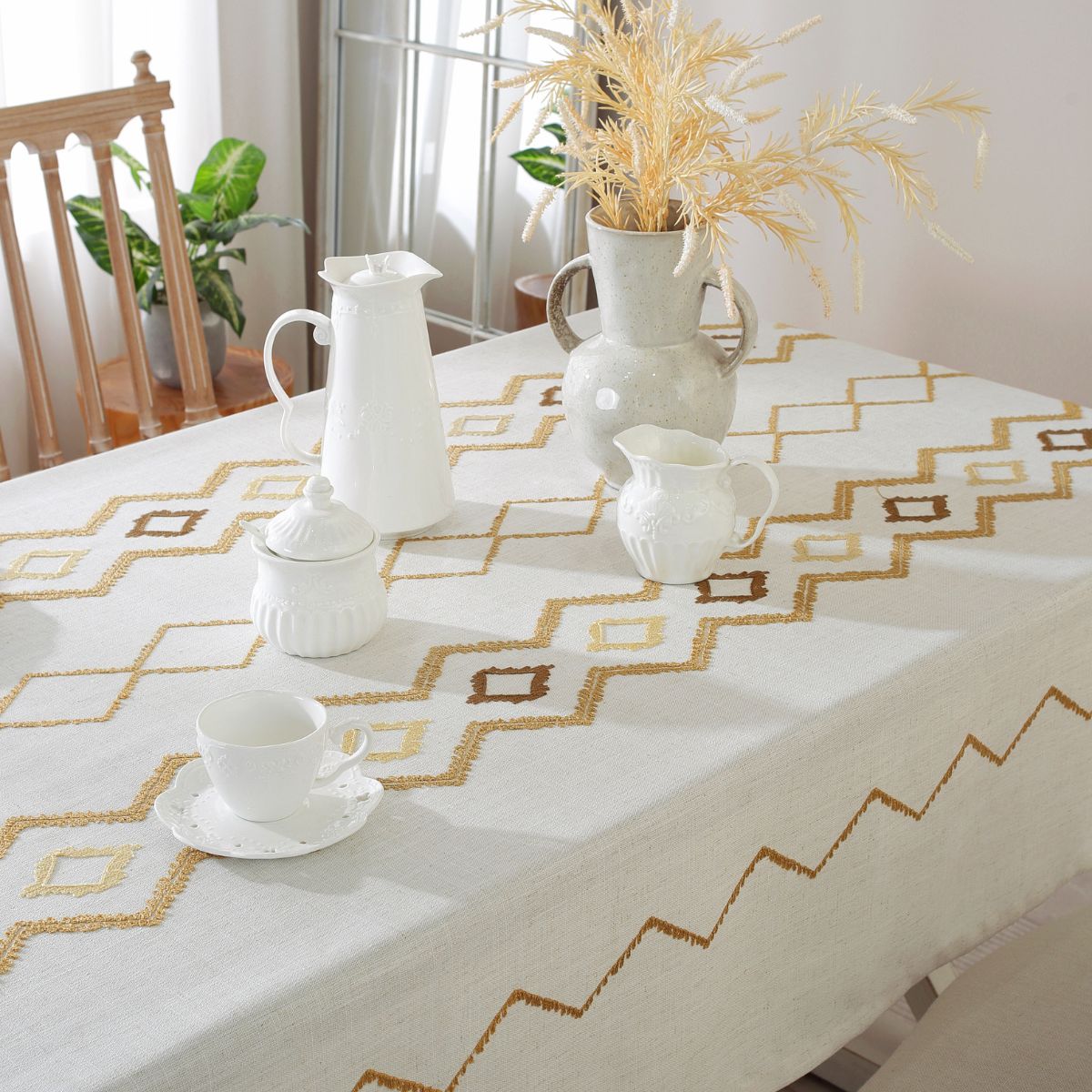 Maeve Beige Table Cloth