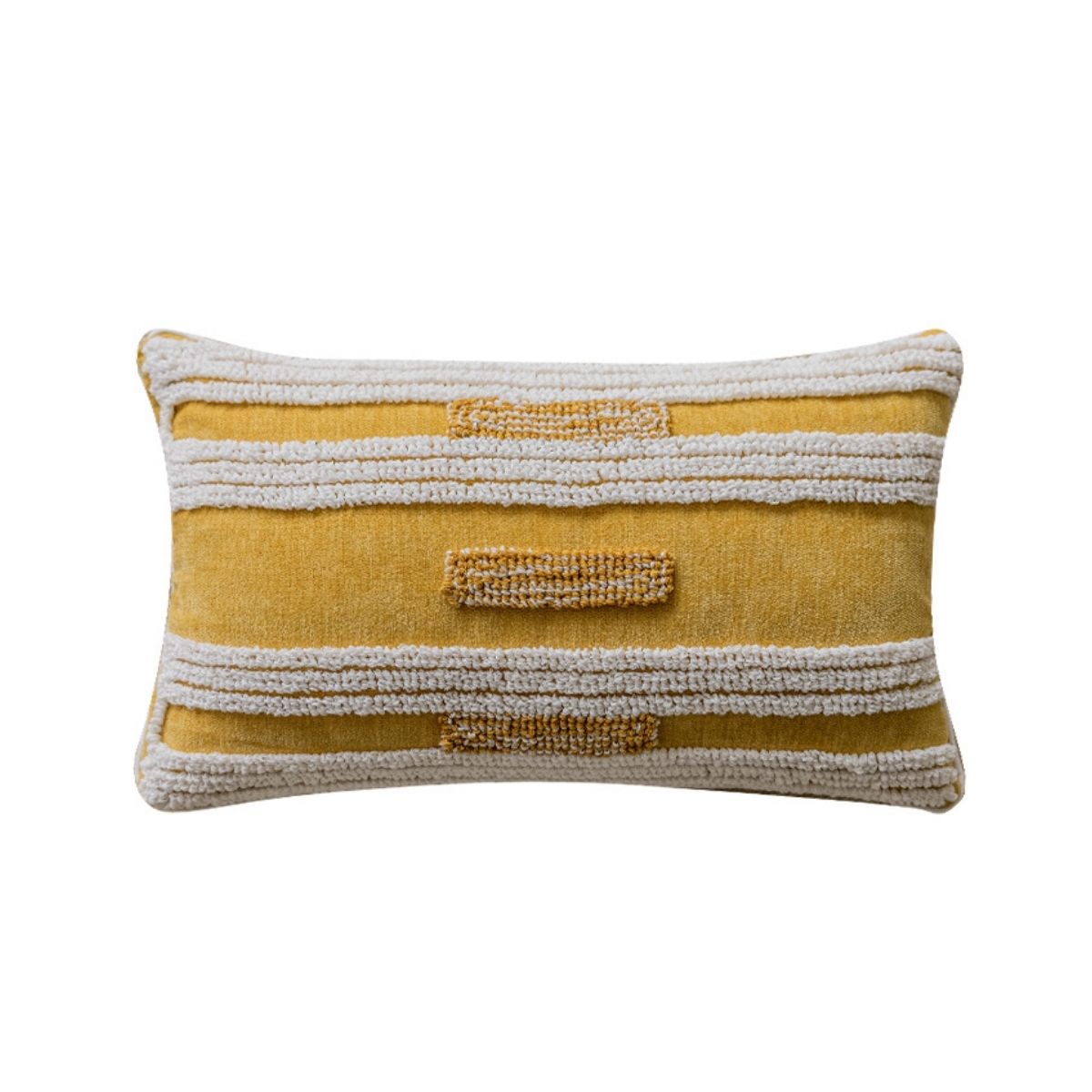 Germaine Yellow Tufted Cushion Cover B