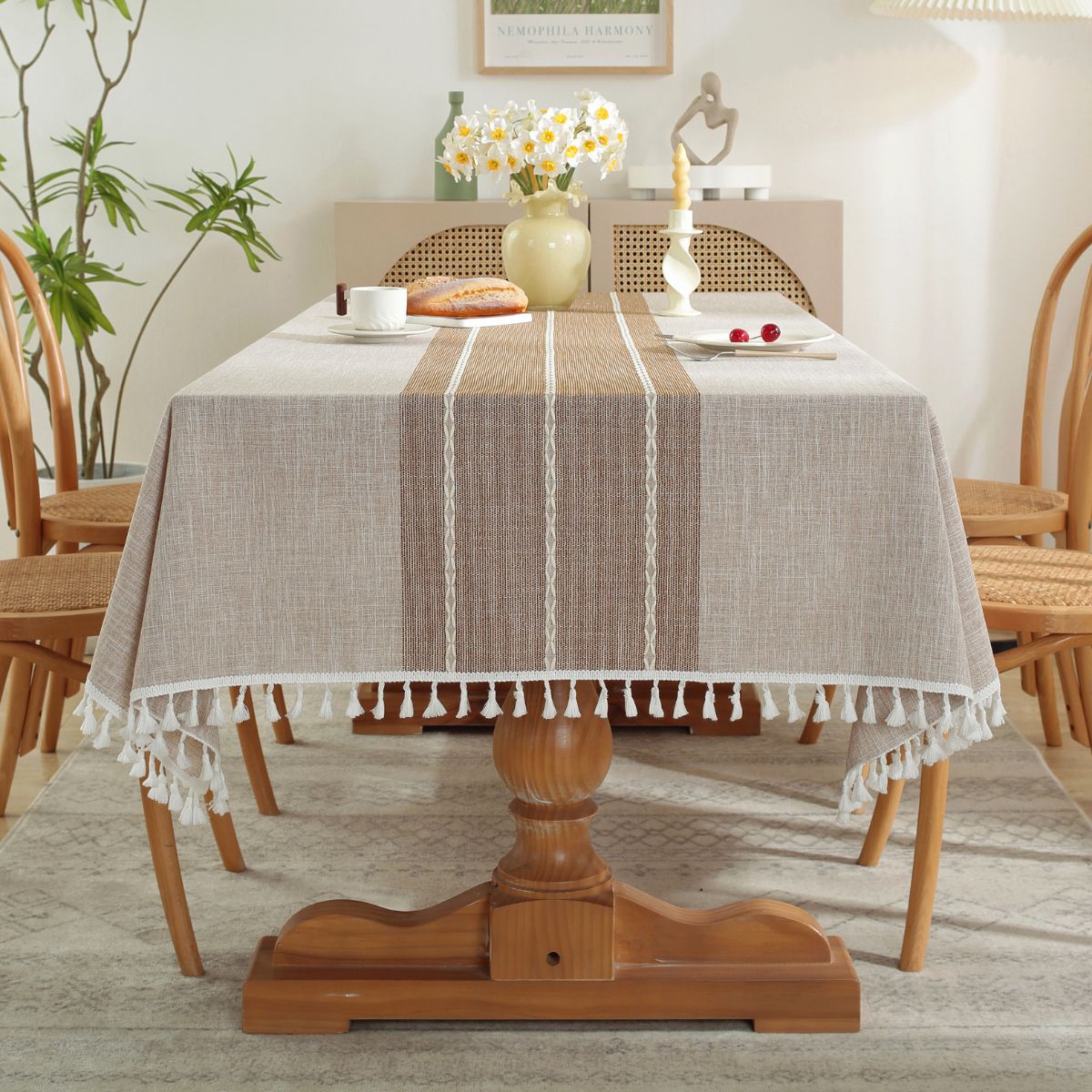 Eloise Brown Table Cloth