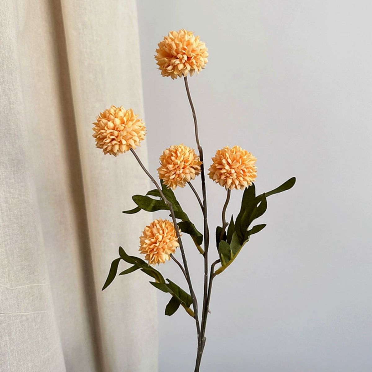 Faux Shallot Flower - Orange