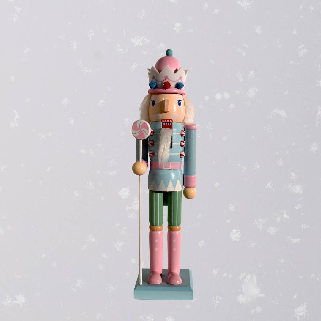 Christmas Wooden Nutcracker Decorative Figurine Design P