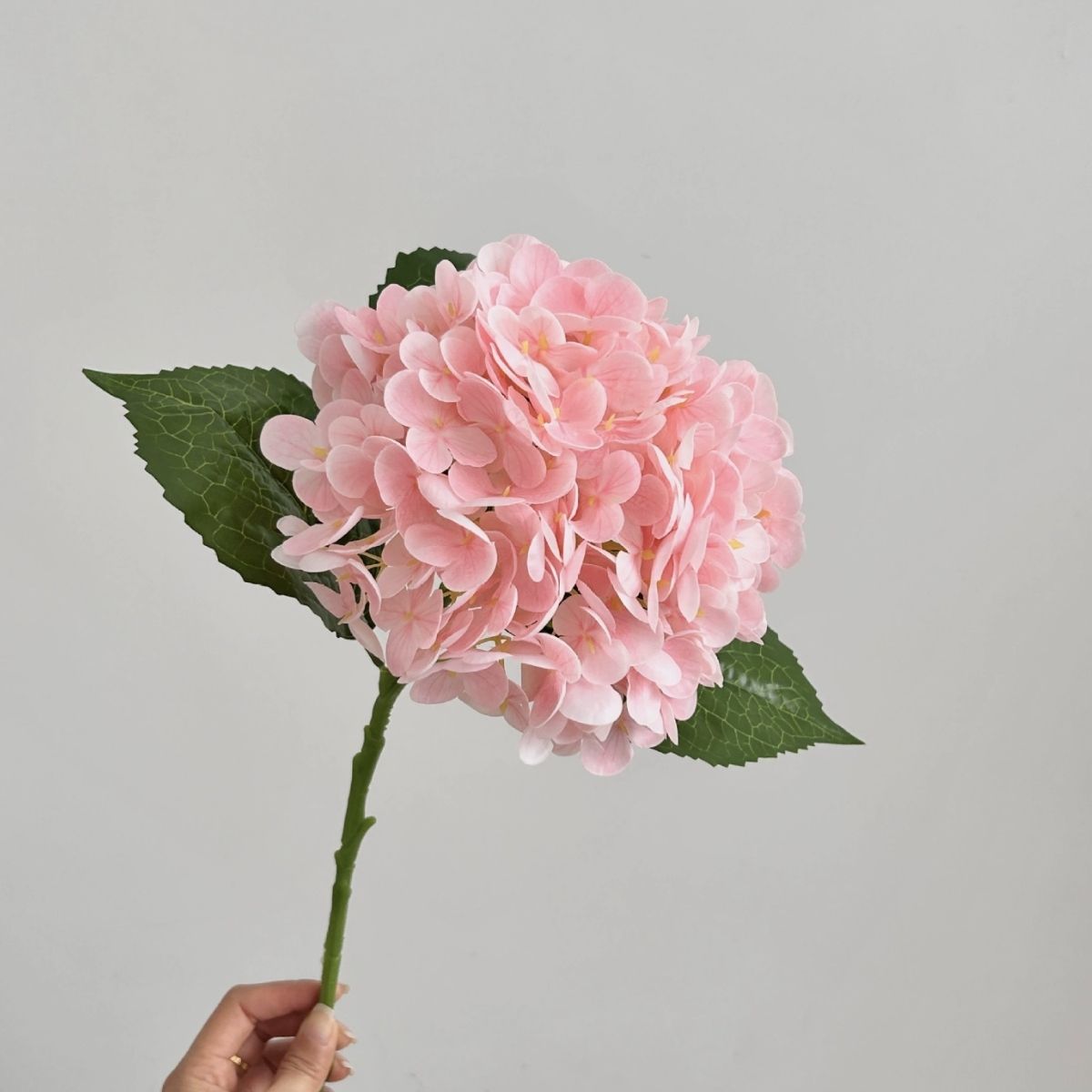 Faux Hydrangea Flower - Pink