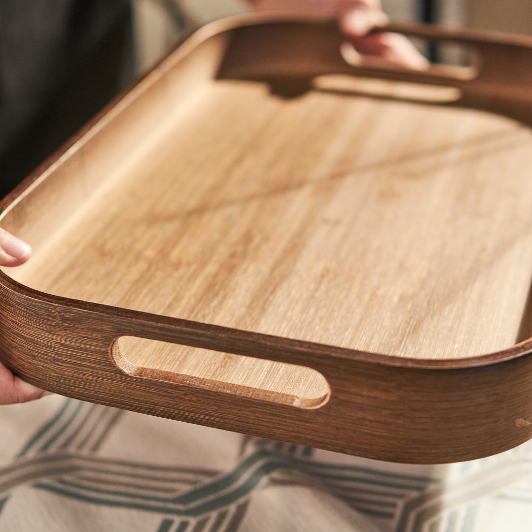 Nigel Bamboo Decorative Serving Tray