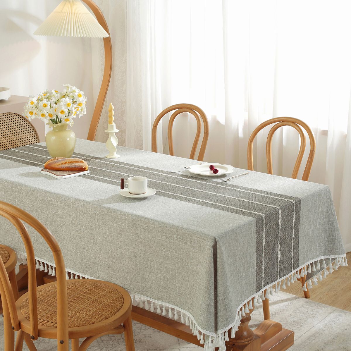 Stellov Grey Table Cloth