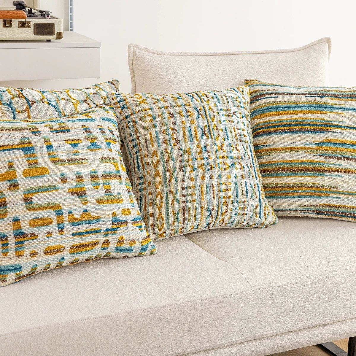 Yusvlen Yellow Cushion Cover F