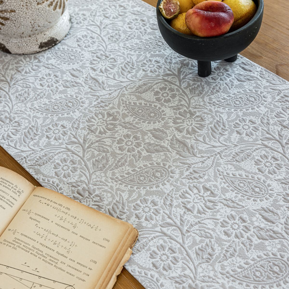 Dusto Grey Table Runner