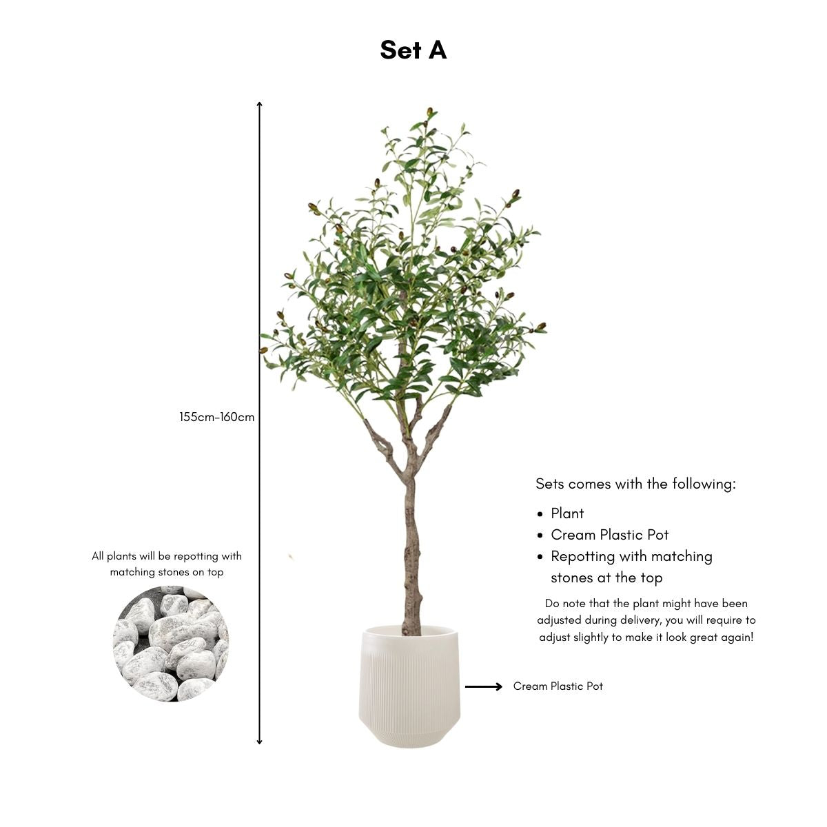 Artificial Olive Tree