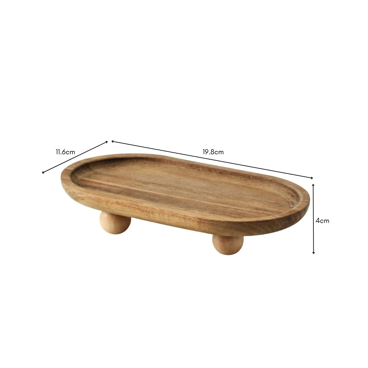 Hathy Wooden Decorative Tray
