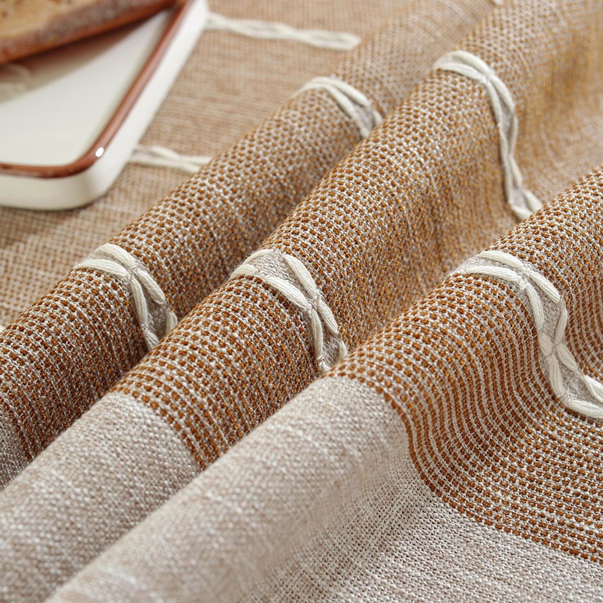 Eloise Brown Table Cloth