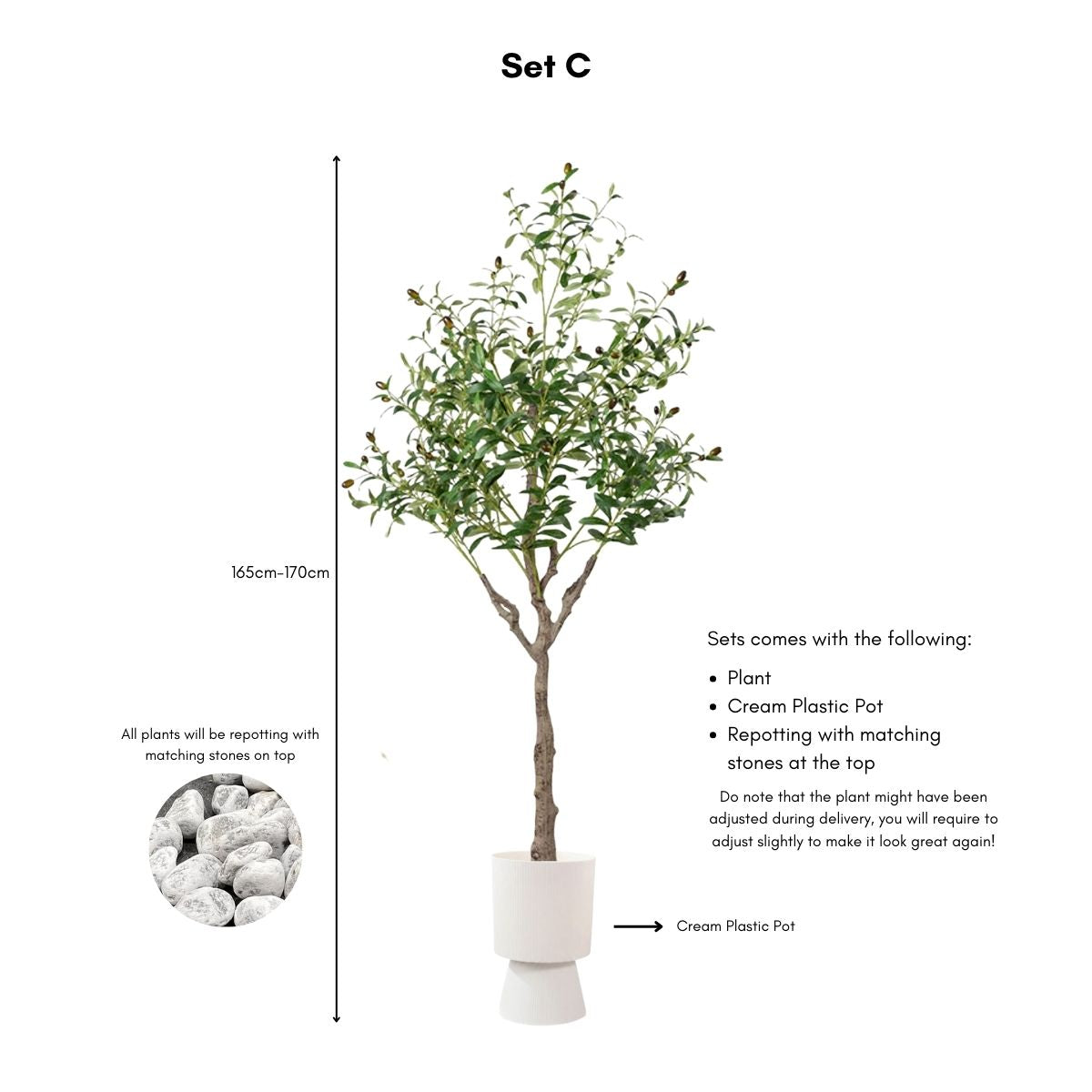 Artificial Olive Tree