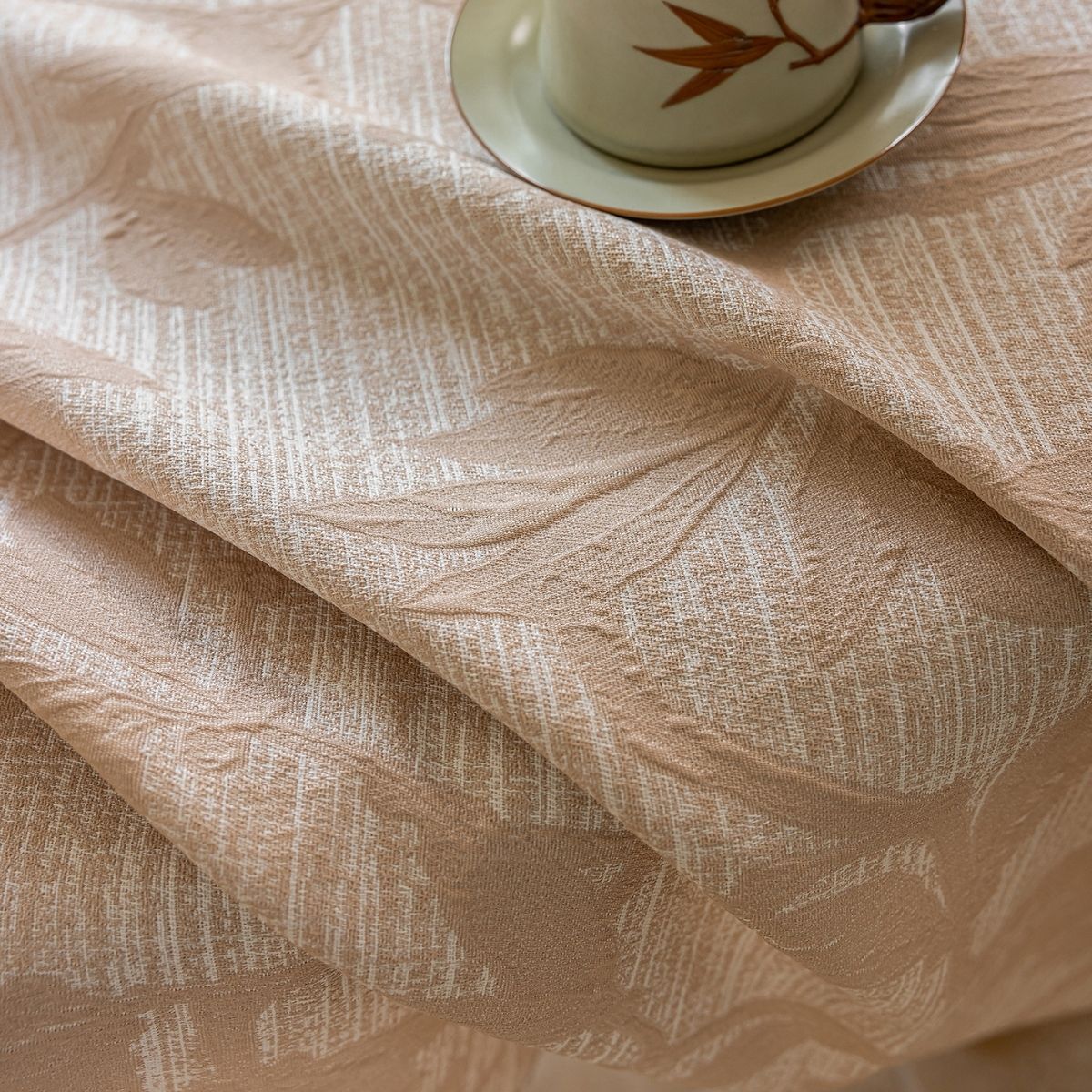 Quinn Beige Floral Table Cloth