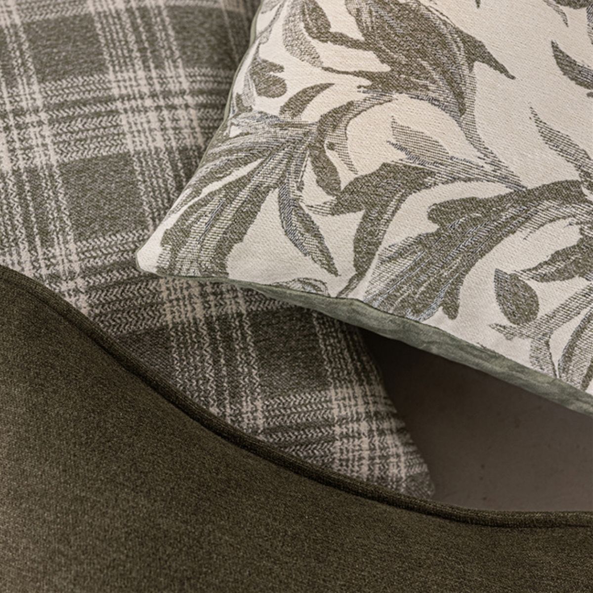 Gemma Green Cushion Cover A