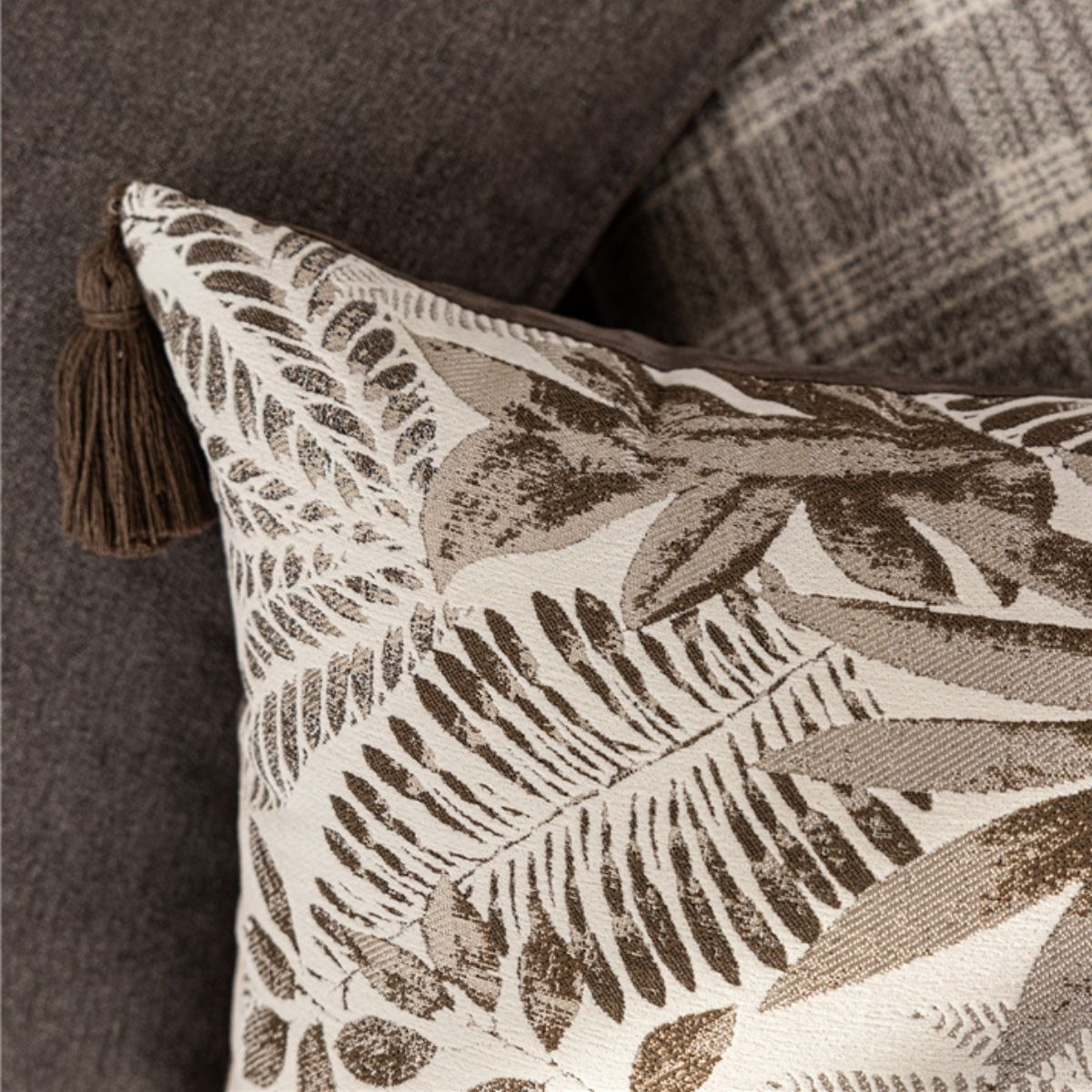 Devon Brown Cushion Cover A