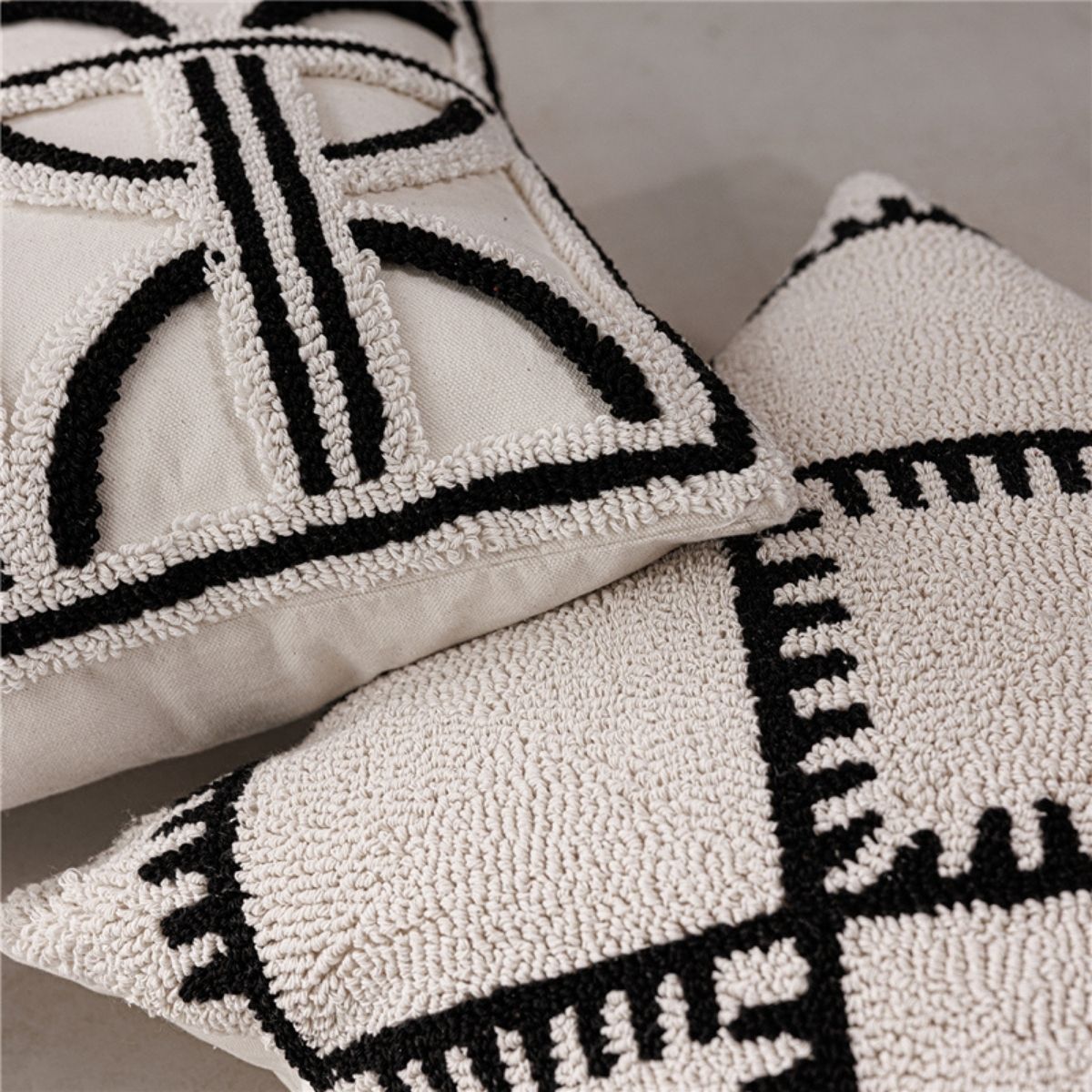 Darcy Tufted Cushion Cover A