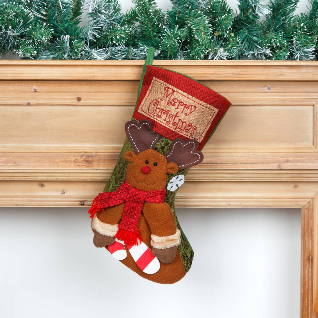 Christmas Hanging Decorative Socks Design C