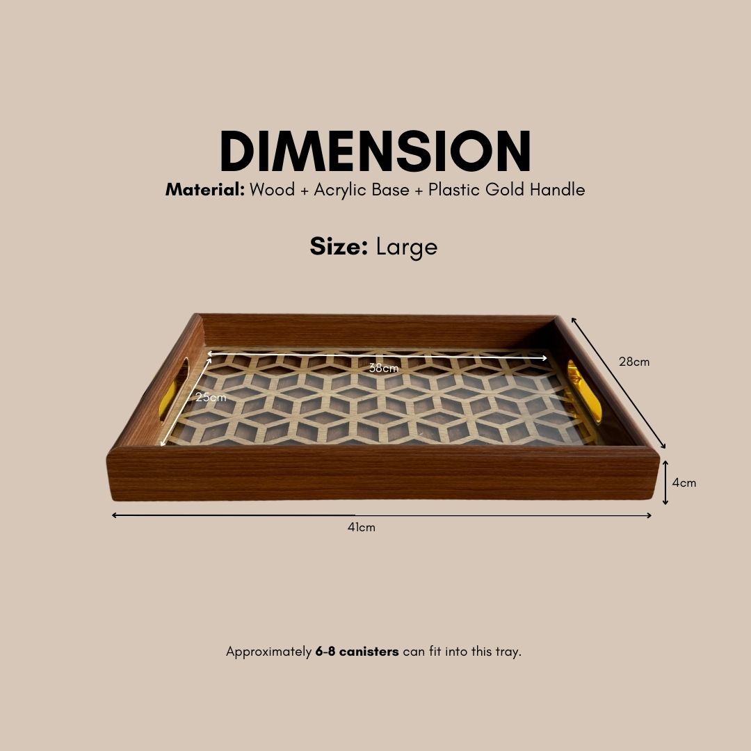 Lancaster Acrylic Decorative Serving Tray