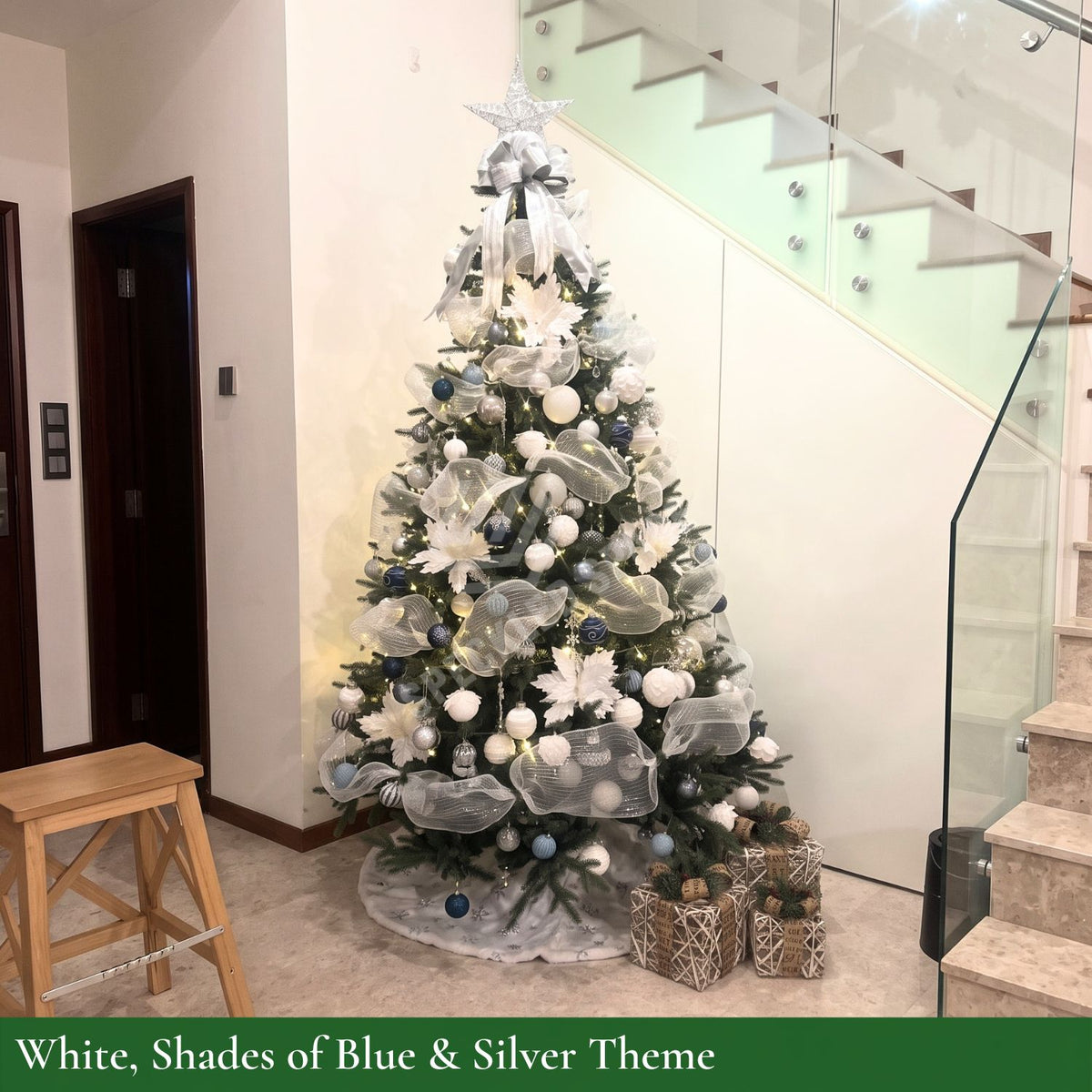 Past Christmas Tree Setup