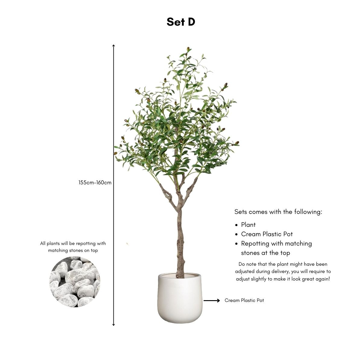 Artificial Olive Tree