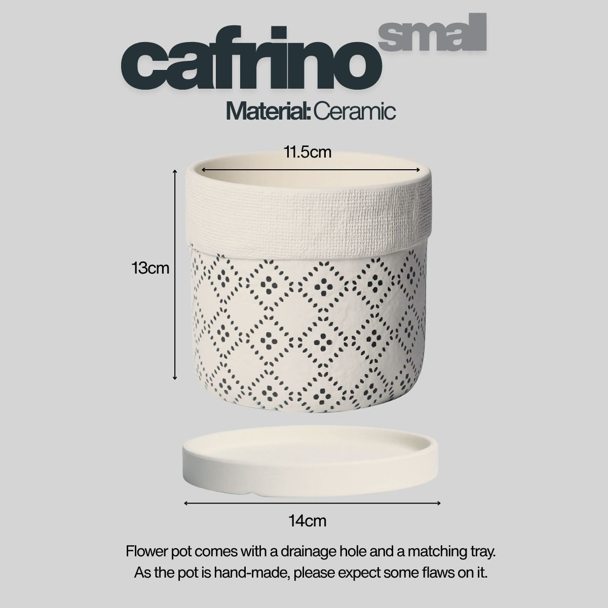 Minimalist Designed Ceramic Flower Pot