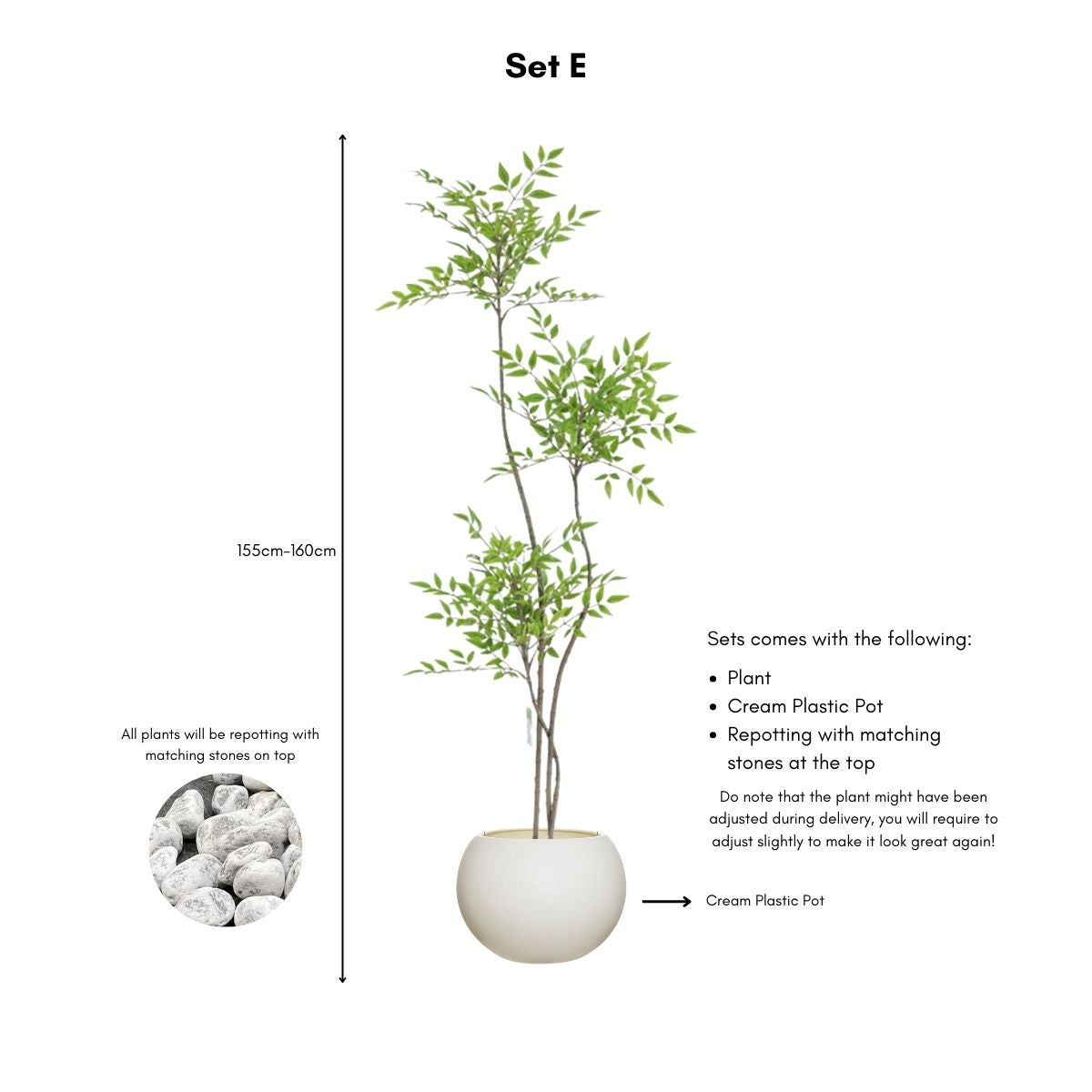 Faux Sky Bamboo Plant