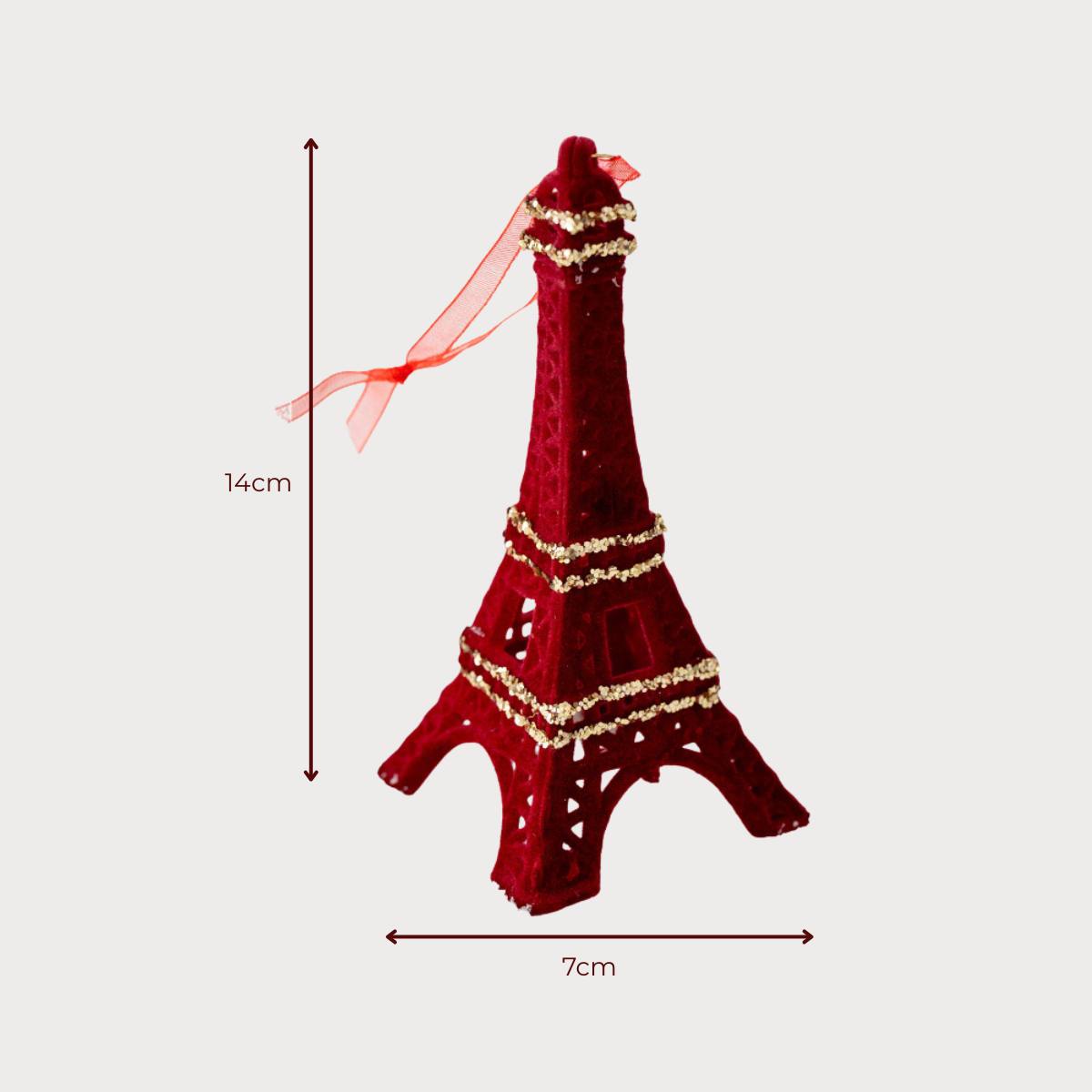 Christmas Burgundy Velvet Hanging Ornmanets-Speckled Space