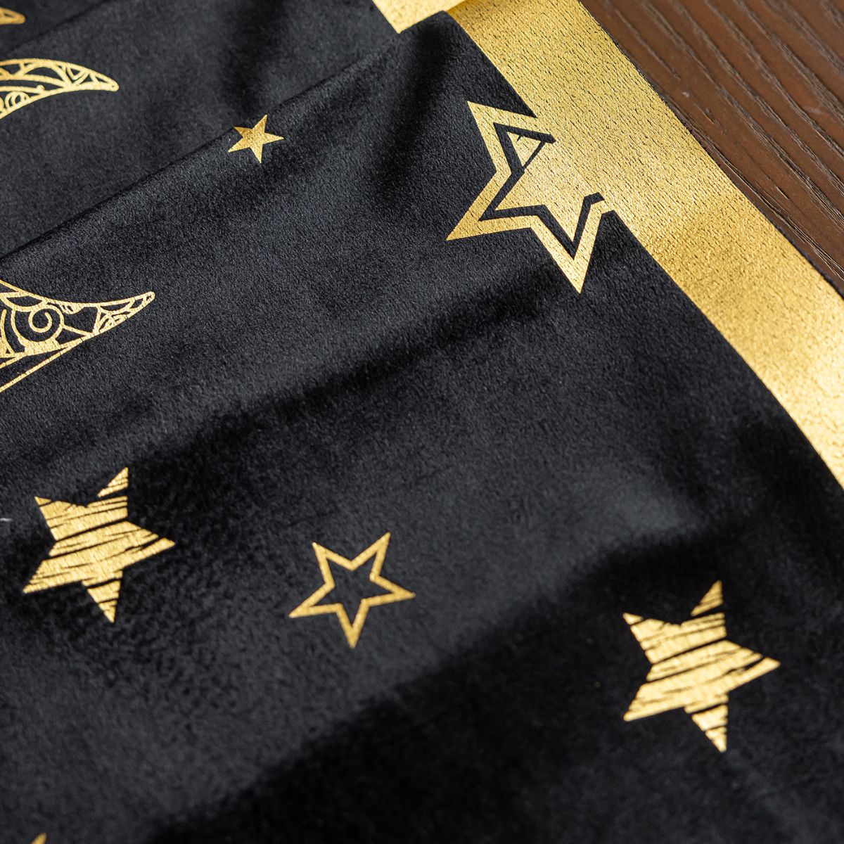 The Raya Black Table Runner