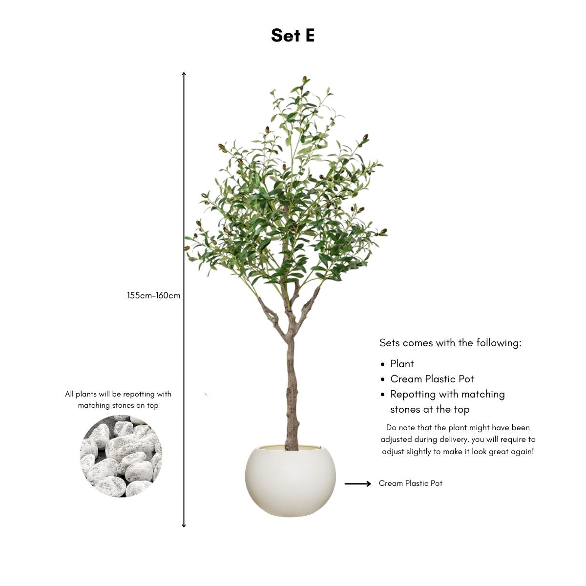 Artificial Olive Tree