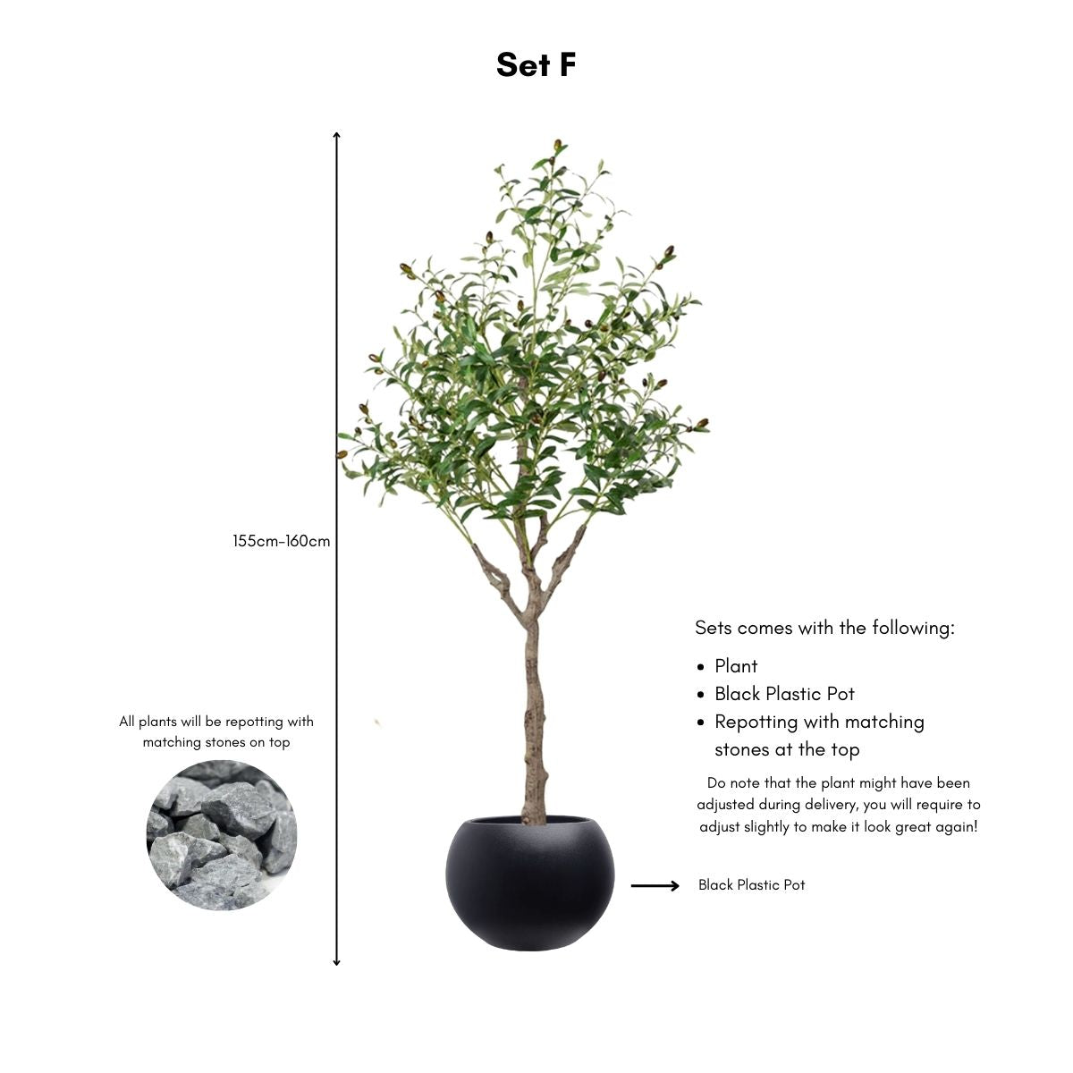 Artificial Olive Tree