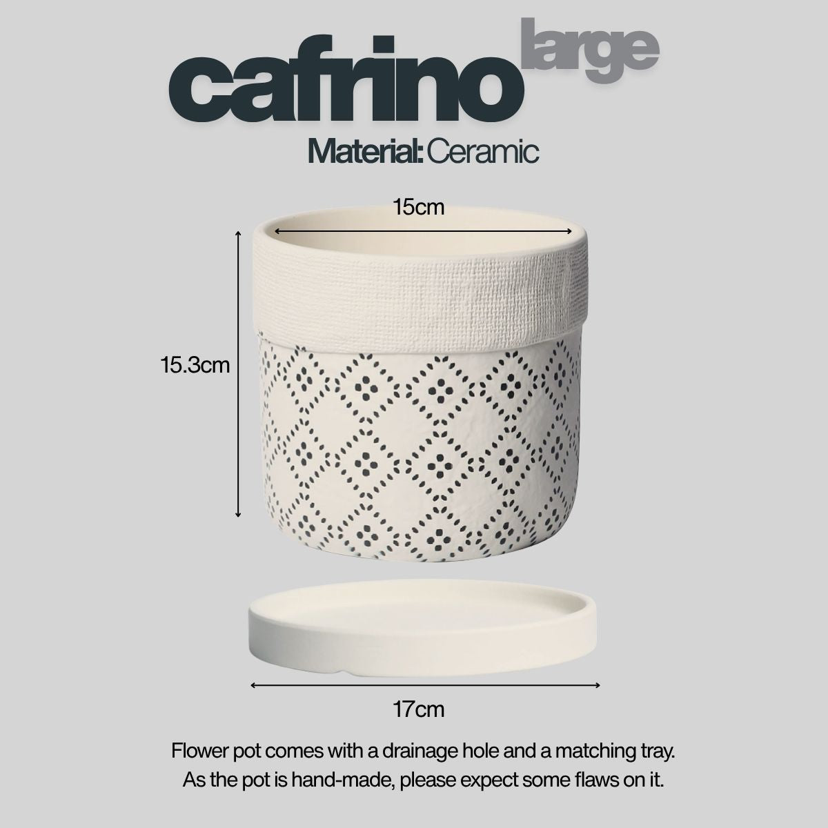 Minimalist Designed Ceramic Flower Pot