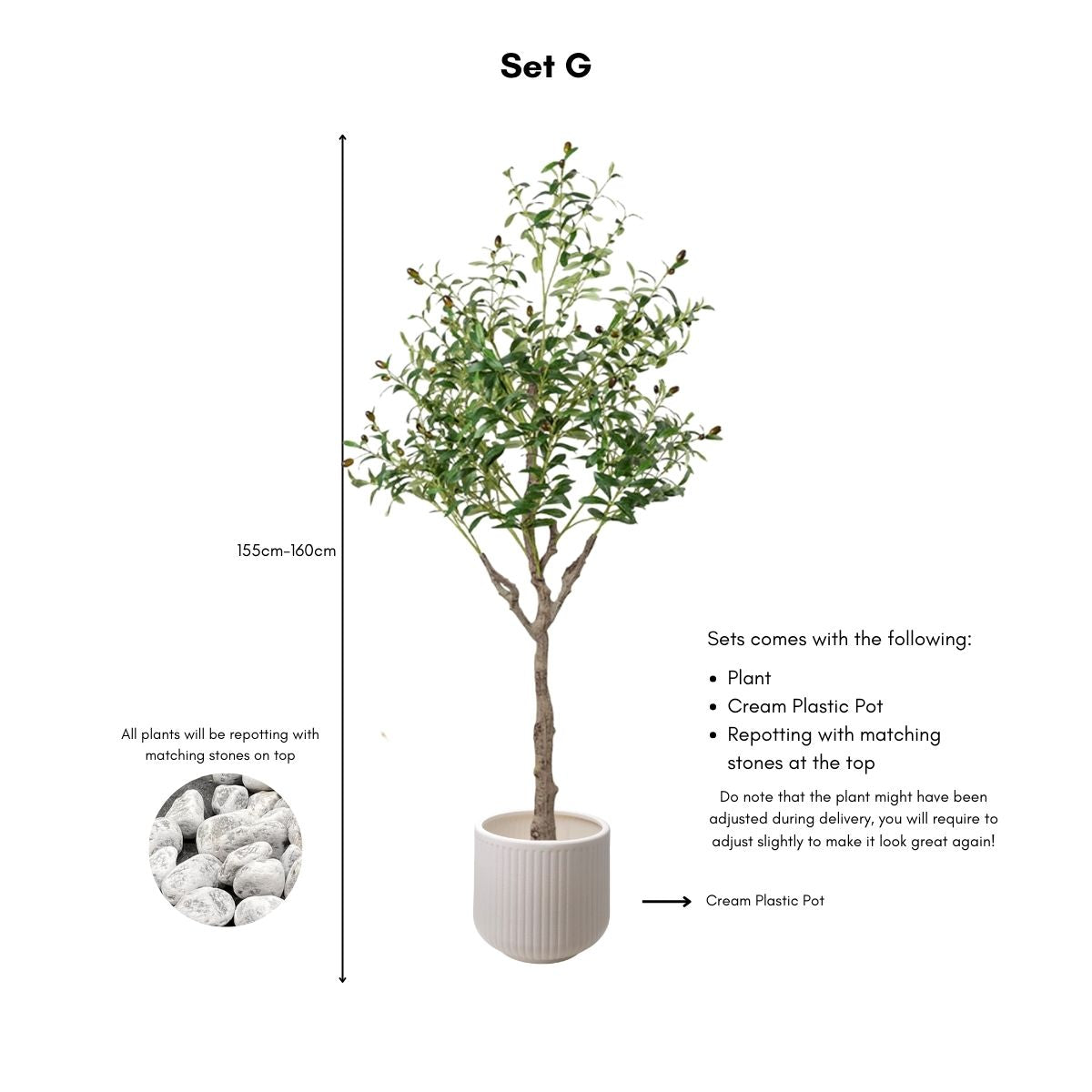 Artificial Olive Tree