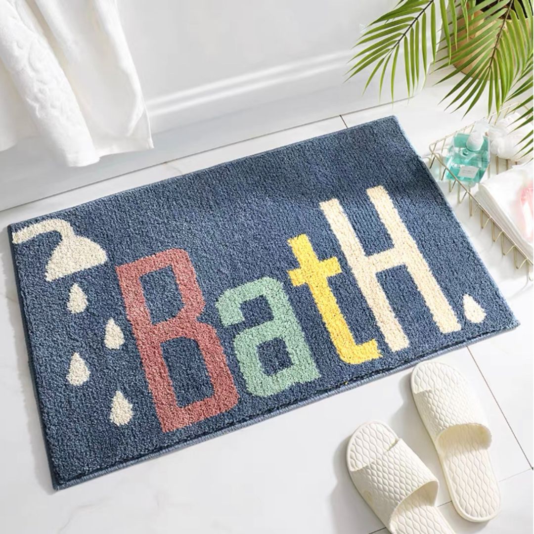 Bath Blue Bath Mat