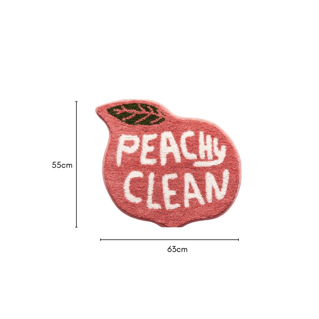 Peach Bath Mat