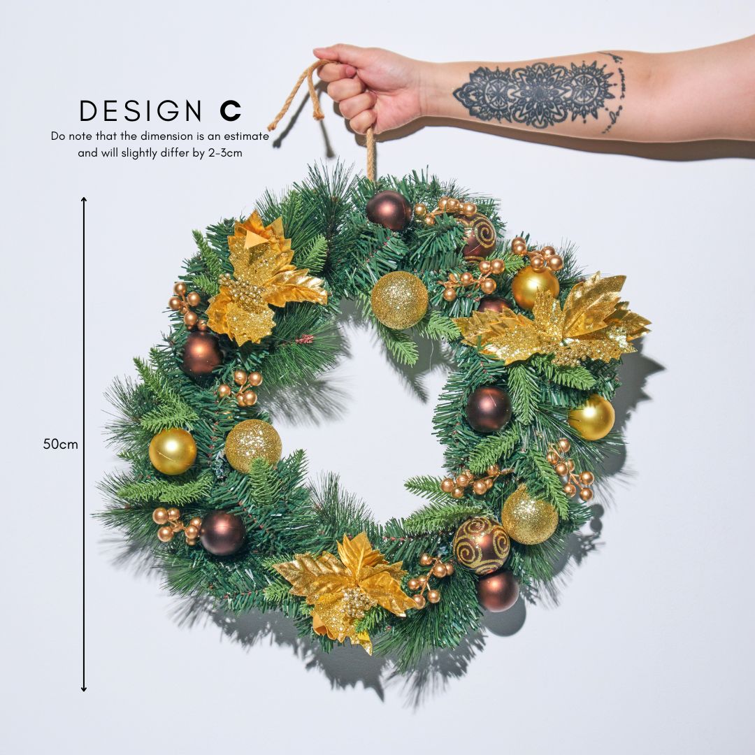 Bellery Christmas Wreath C