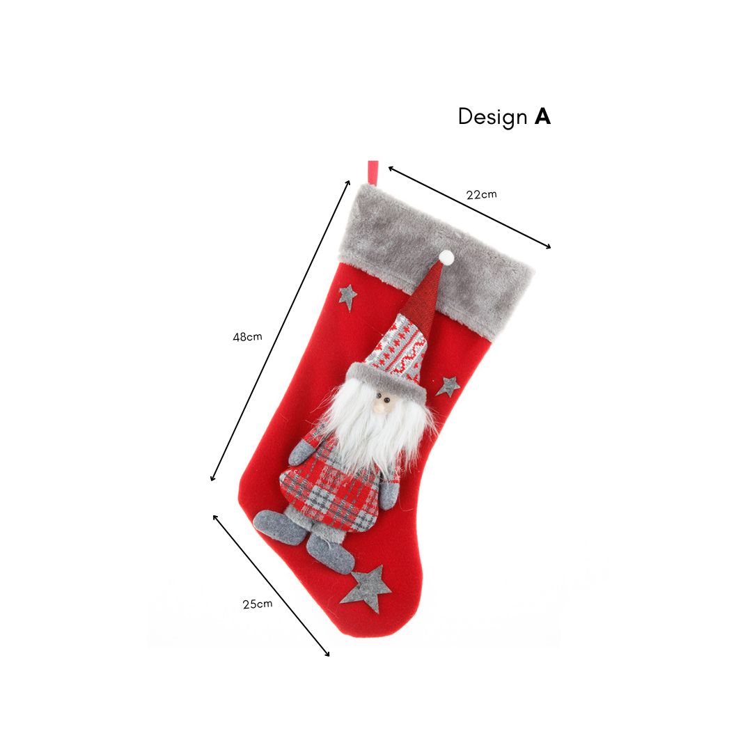 Christmas Hanging Decorative Socks Design A to E