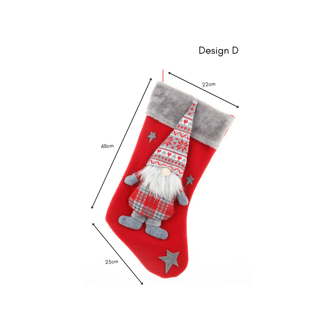 Christmas Hanging Decorative Socks Design A to E