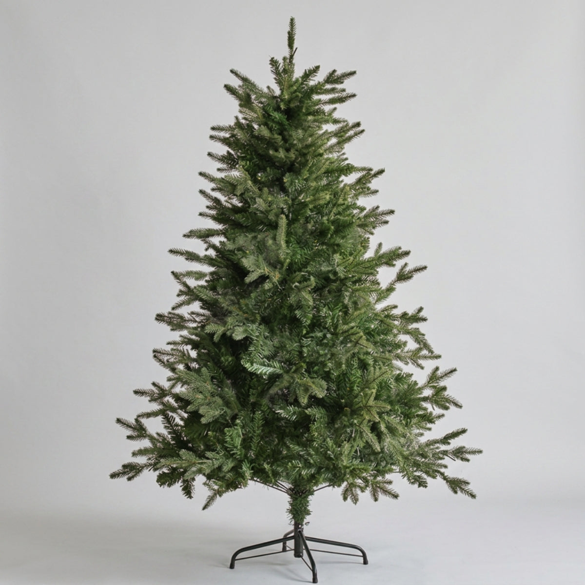 Unlit Florentine Fraser Fir Christmas tree showcasing realistic dark green PE and PVC branches by Speckled Space, a high-quality competitor to Masons Home Decor in Singapore