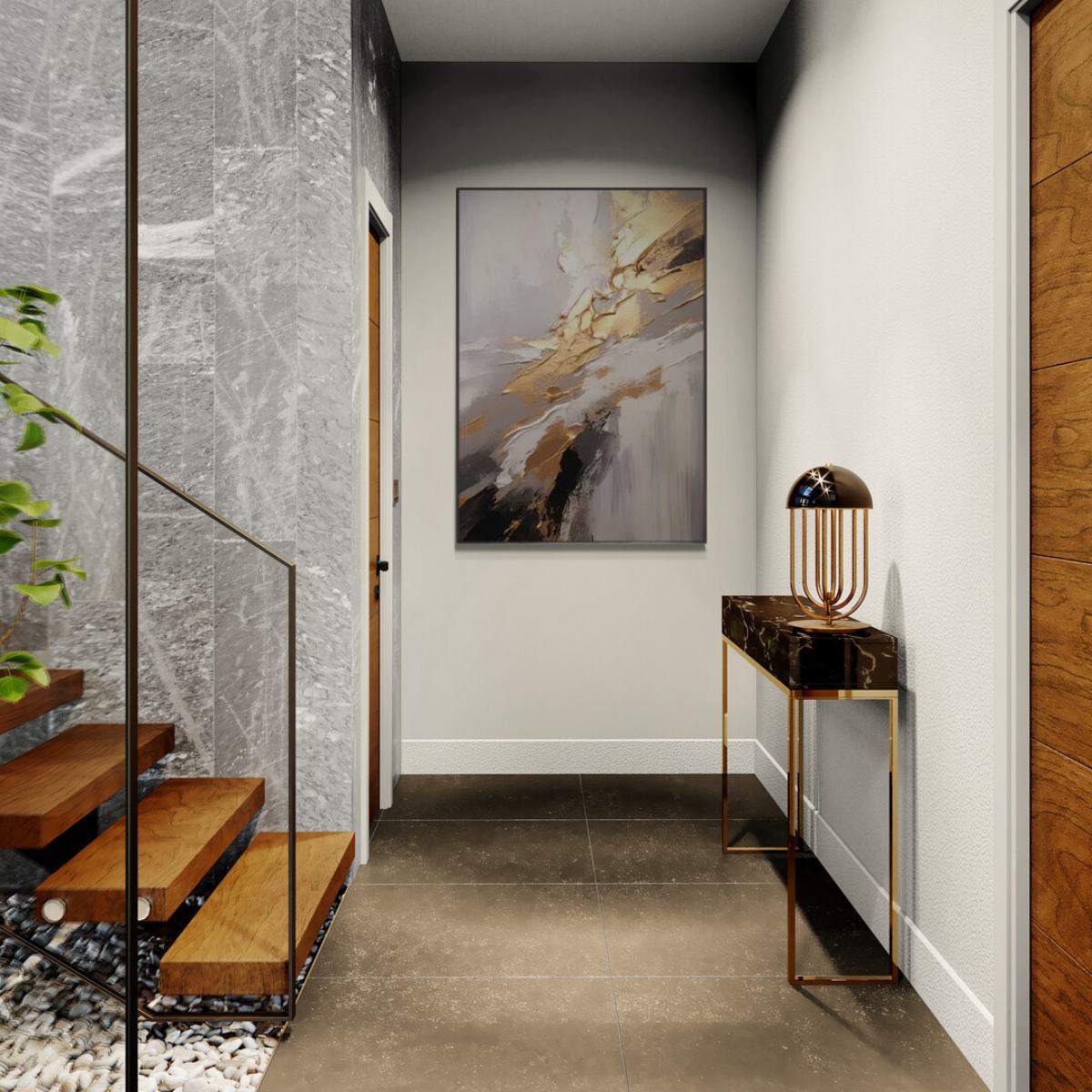 Gynor Hand-painted Wall Art