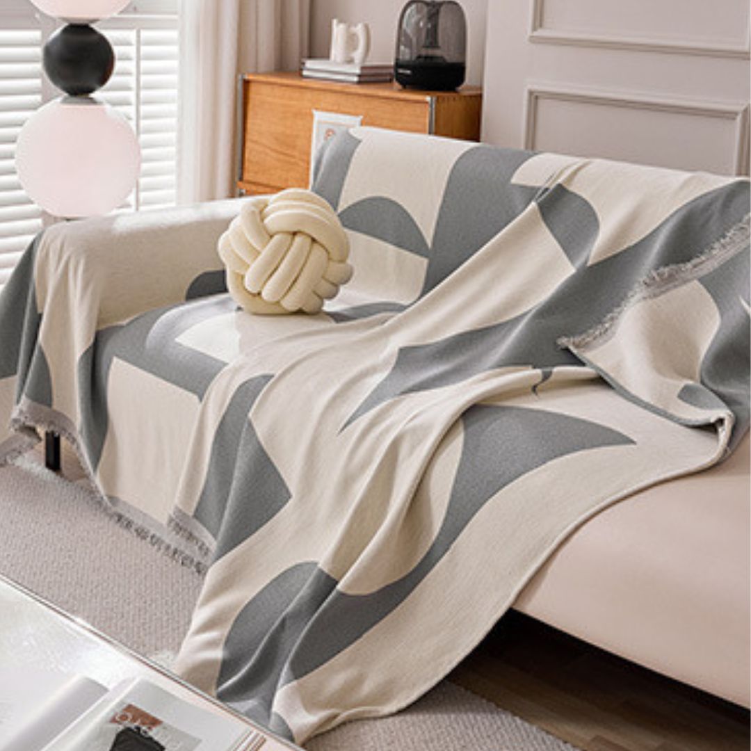 Luciana Grey Sofa Bed Throw