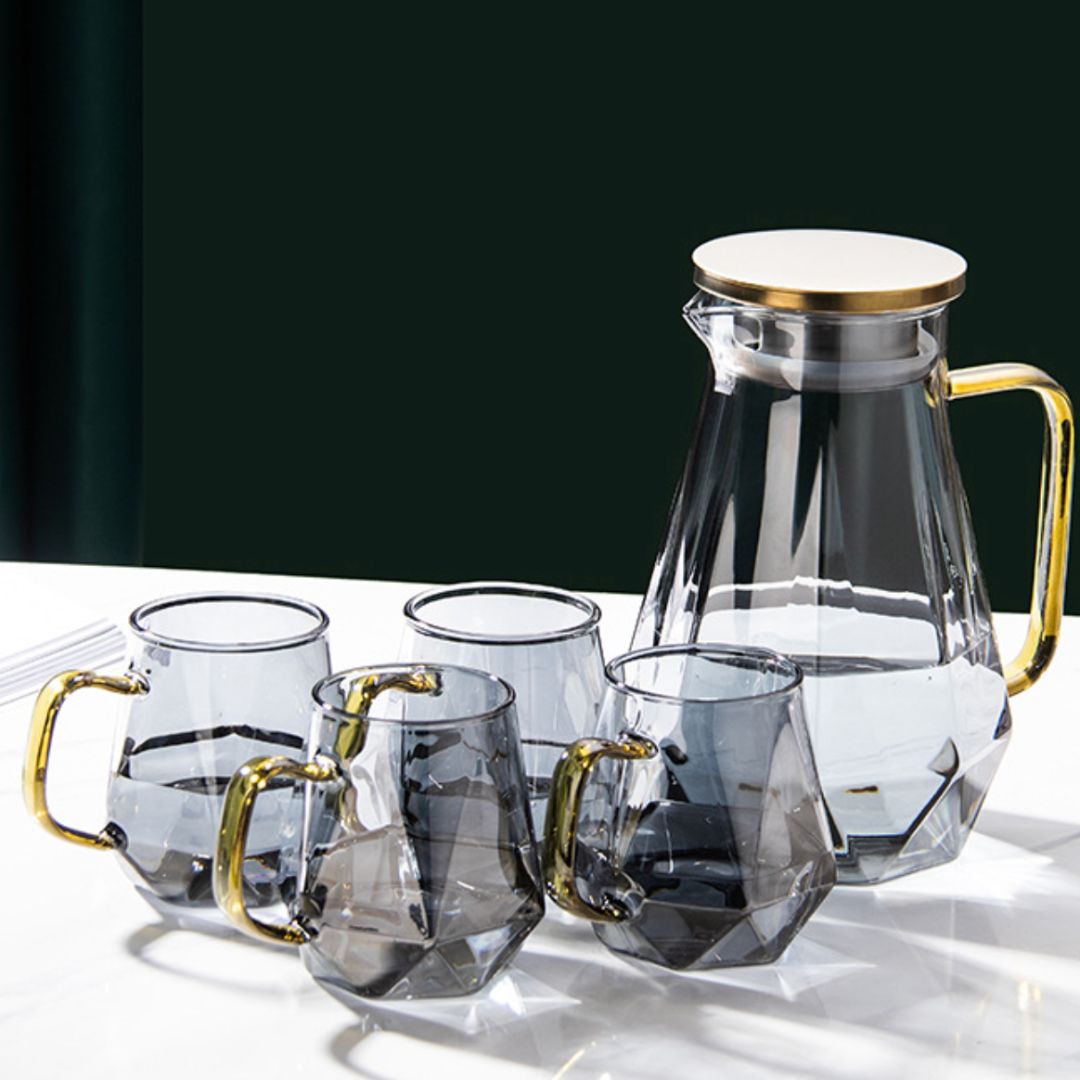 Milley Borosilicate Glass Jug Set