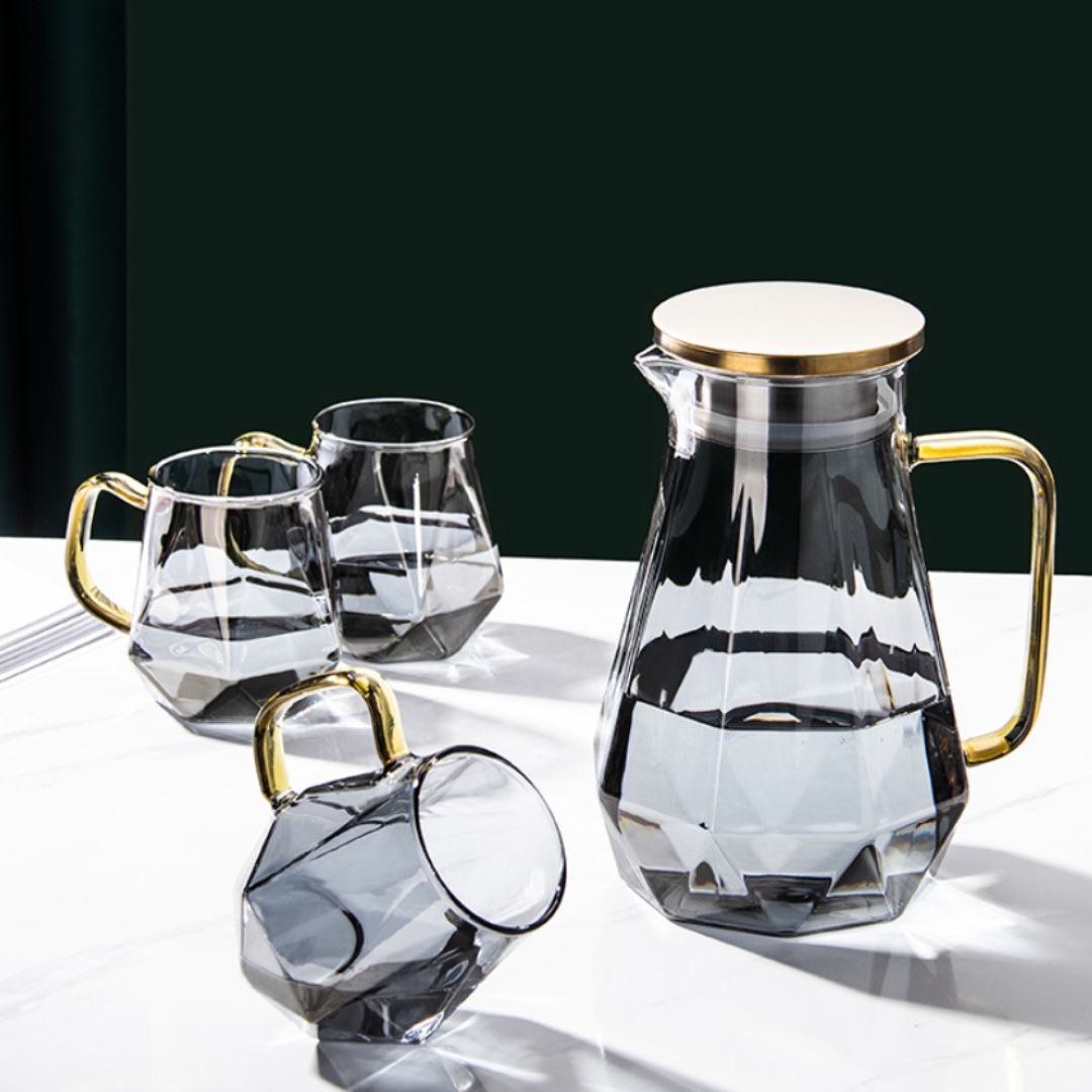 Milley Borosilicate Glass Jug Set