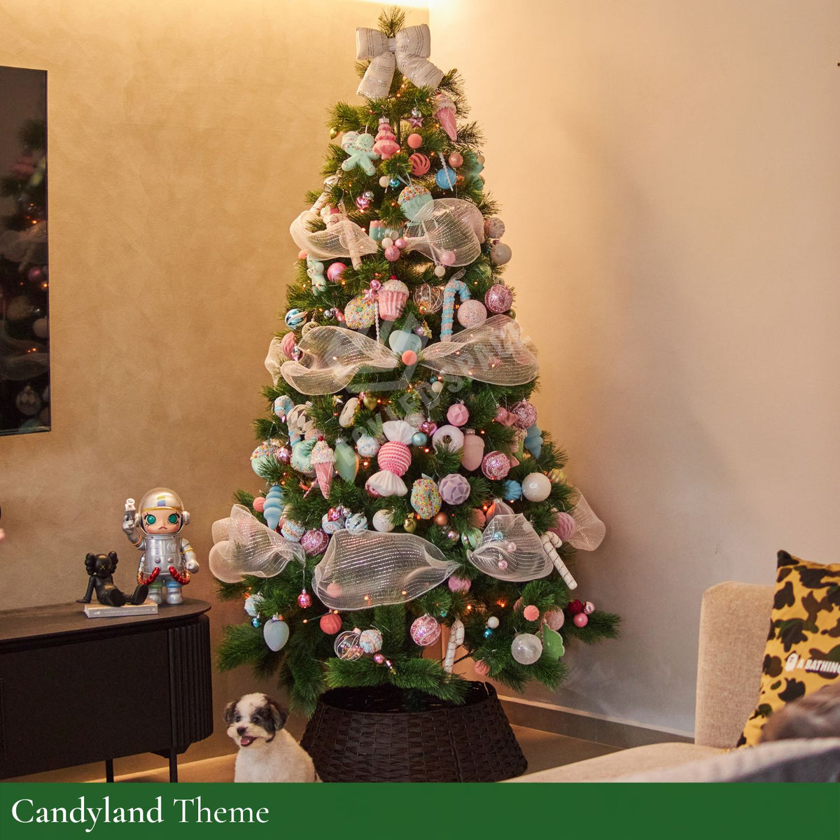 Past Christmas Tree Setup