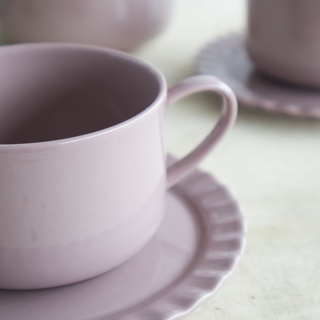 Ricabella Ceramic Light Mauve Teapot Set