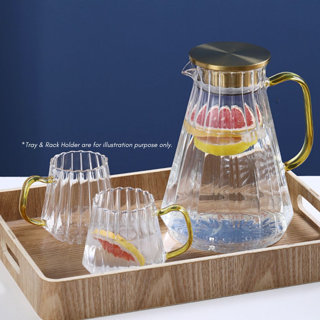 Sakura Borosilicate Glass Jug Set