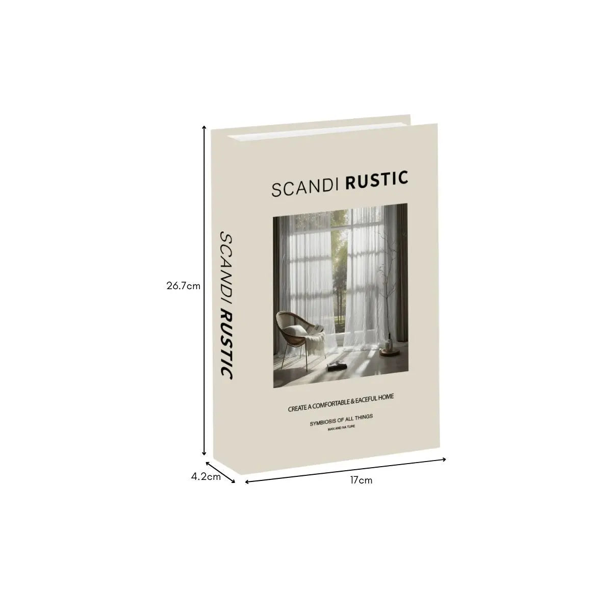 Artificial Coffee Book - Scandi Rustic   artificial coffee books Speckled Space