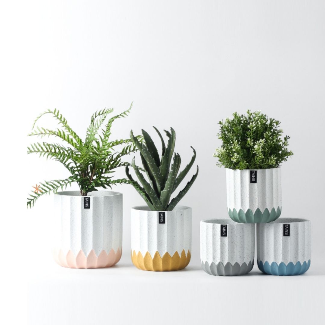 Sebes Concrete Flower Pot