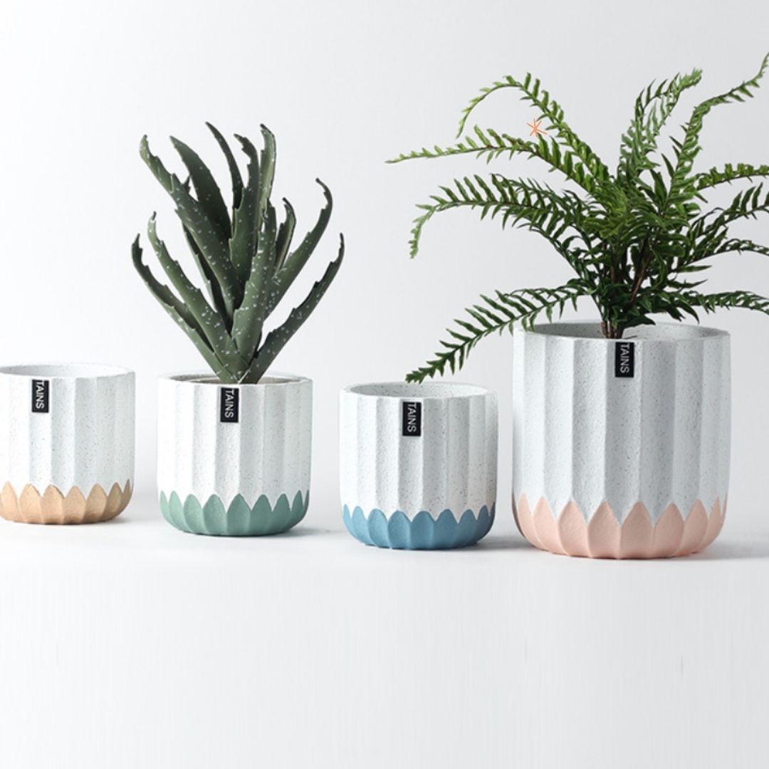 Sebes Concrete Flower Pot