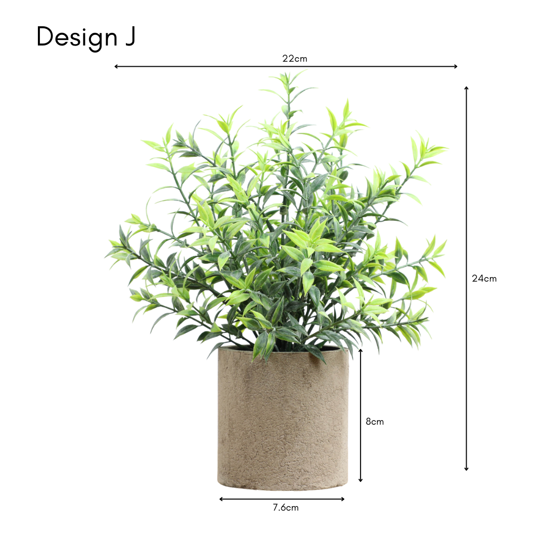 Small Potted Artificial Plant J